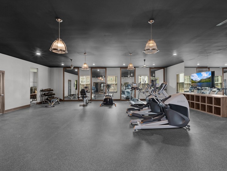 High Endurance Fitness Center at Abberly Avera Apartment Homes by HHHunt, Virginia, 20109
